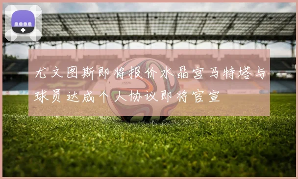 尤文图斯即将报价水晶宫马特塔与球员达成个人协议即将官宣